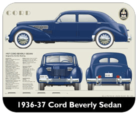 Cord 810 Beverly 1935-37 Place Mat, Small